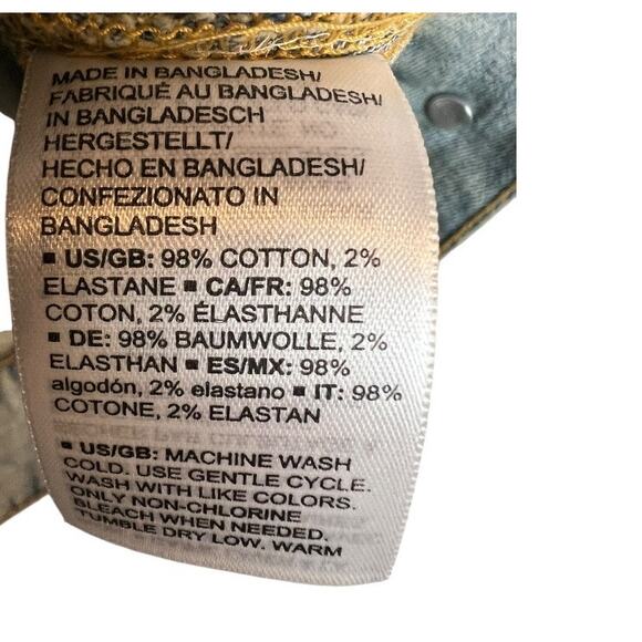 Daily Ritual XS Women’s Jean Jacket Denim Blue Cotton Casual Comfy - Picture 5 of 6